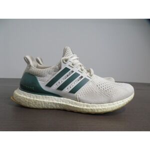 Adidas Ultra Boost Shoes Mens Size 7 White Green Primeknit Running Sneakers
